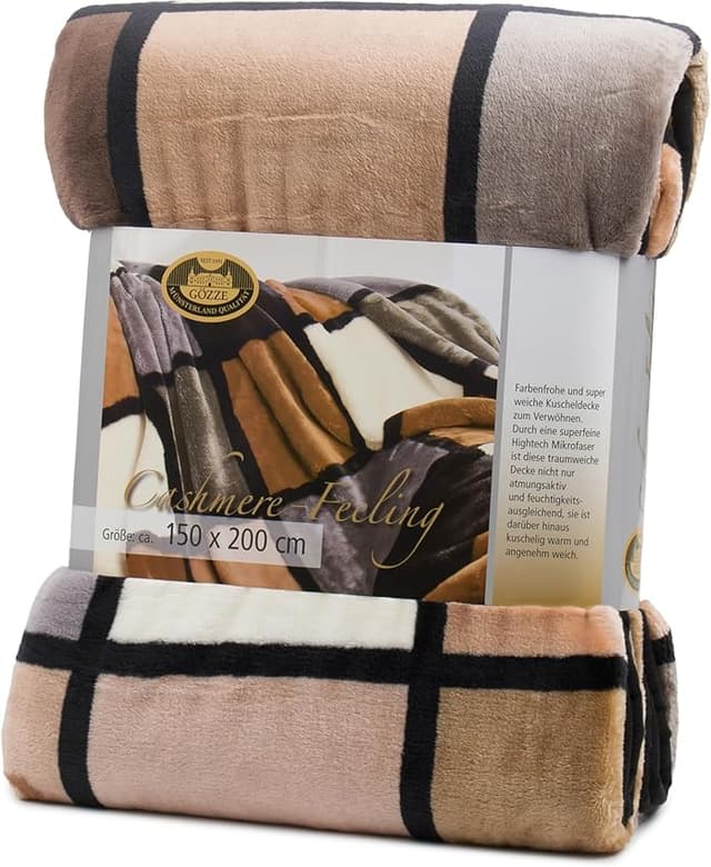 Thumbnail 5 de Gözze Manta Cachemira Alta Calidad 150x200 cm 🛋