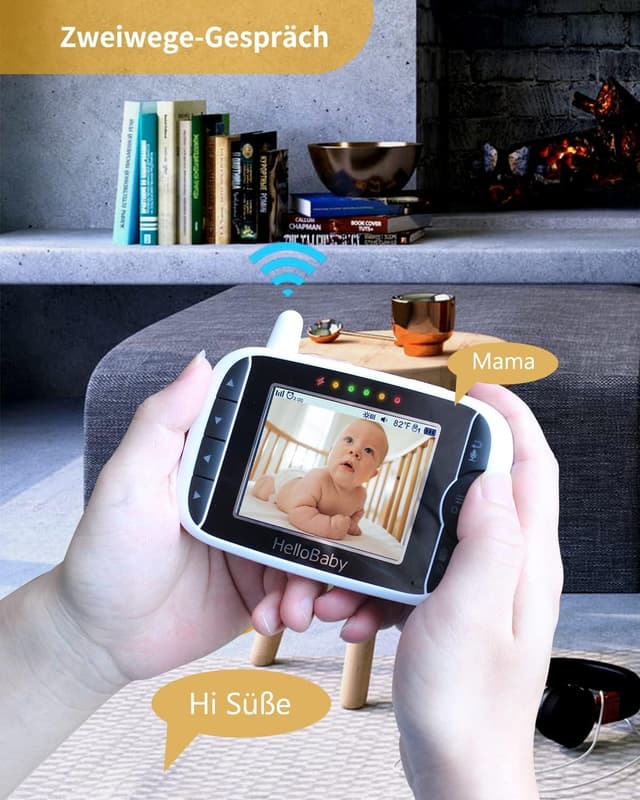 Thumbnail 4 de HelloBaby Baby Monitor 3.2-inch screen