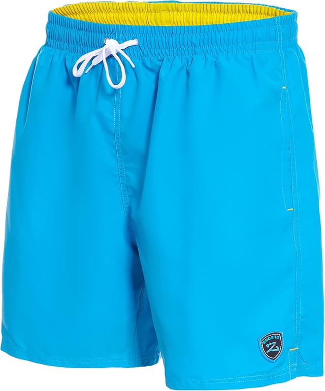 Detalle de Zagano Herren-Badehose schnelltrocknend mit Mesh-Einsätzen und Tunnelzug (S–6XL)