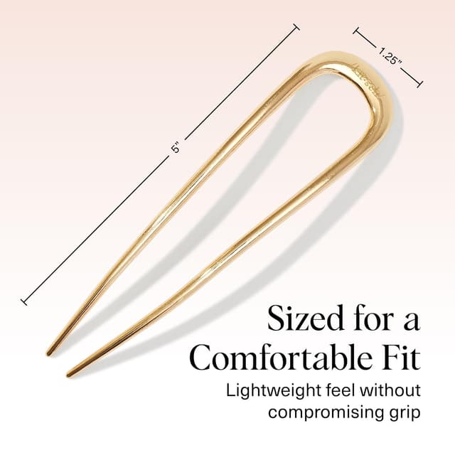 Thumbnail 4 de Kitsch Haarnadel Gold 1 Stück