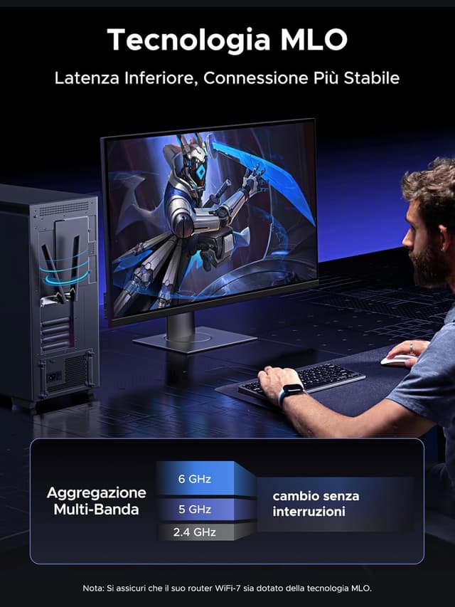 Thumbnail 2 de UGREEN BE6500 WiFi 7 tri-band USB