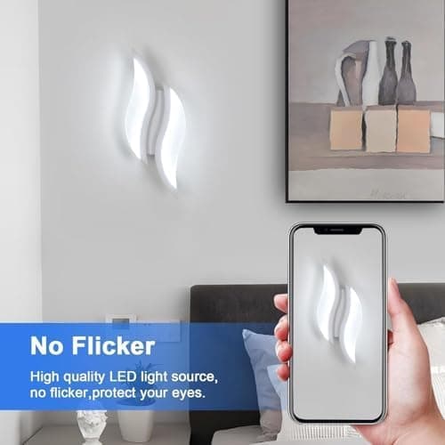 Detalle 1 de Comely Lámpara de pared LED moderna, 20W, luz fría