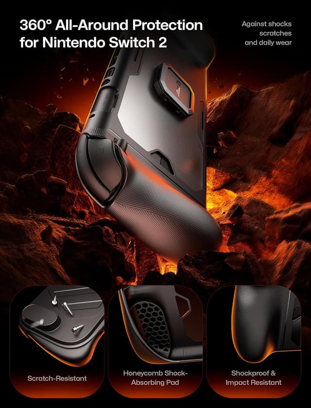 Detalle de JSAUX PC0121 Protective Case for Switch 2