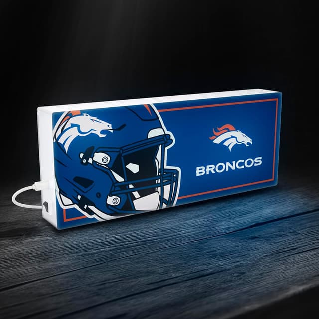 Detalle de SOAR NFL LED Ambience Light Box (Officially Licensed Wall Décor)
