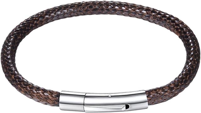 Imagen de PROSTEEL Mens Leather Bracelet 22cm en OfertitasTOP