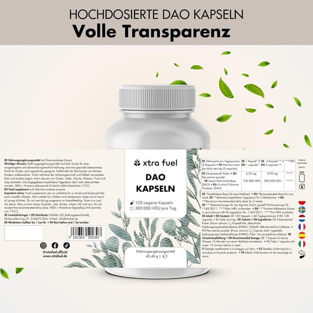 Thumbnail 6 de DAO Kapseln 120 Stück 300.000 HDU 🍃