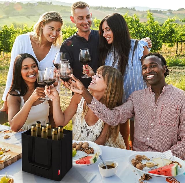 Thumbnail 6 de Eurhomewit Flaschentasche 6 Flaschen đ