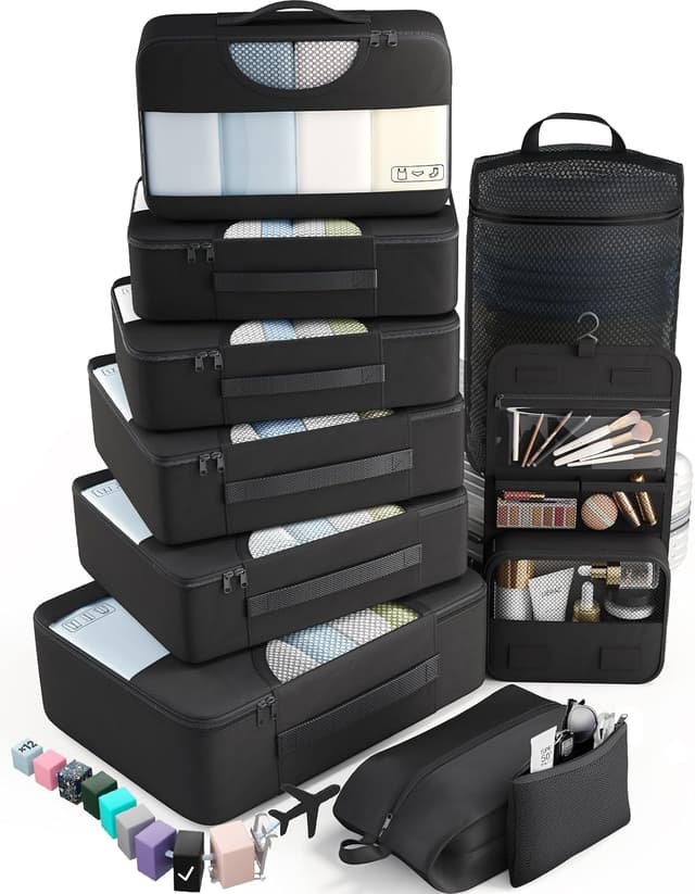 Detalle de Veken 10 Set Packing Cubes for Travel Essential