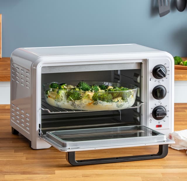 Detalle de Moulinex OX4411 19 L horno de sobremesa con temporizador y 3 modos de cocción