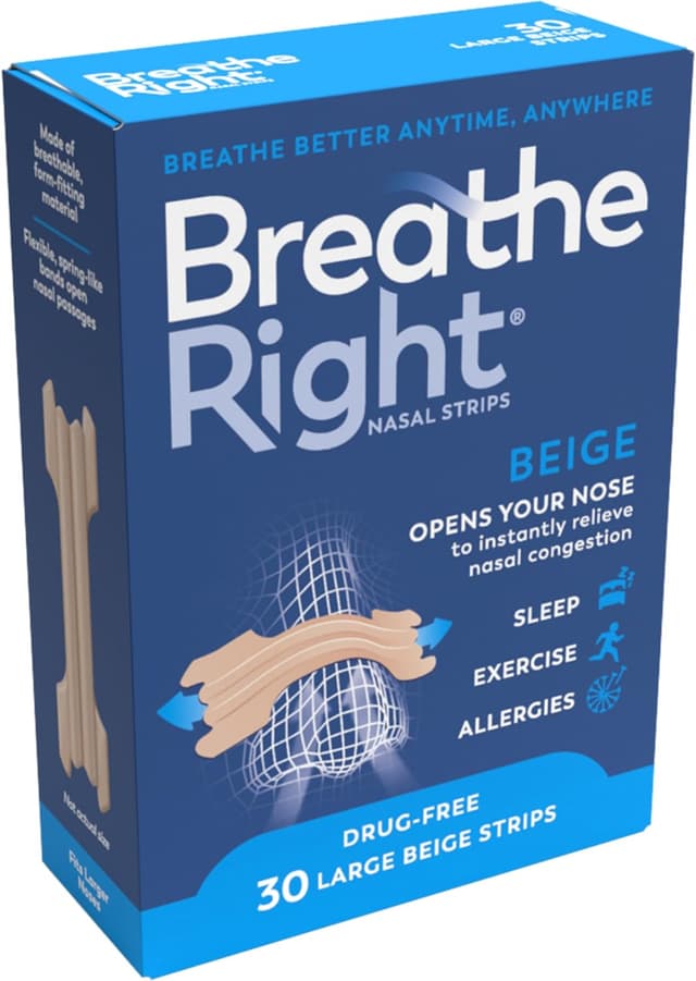 Imagen de Breathe Right Original Large 30 nasal strips 🩺 en OfertitasTOP