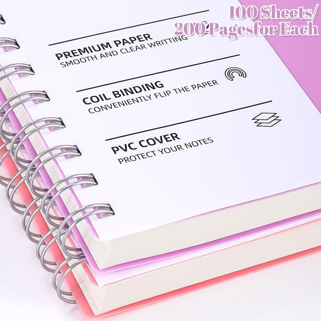 Detalle 1 de Thboxes A4 spiral notebook 200 sheets