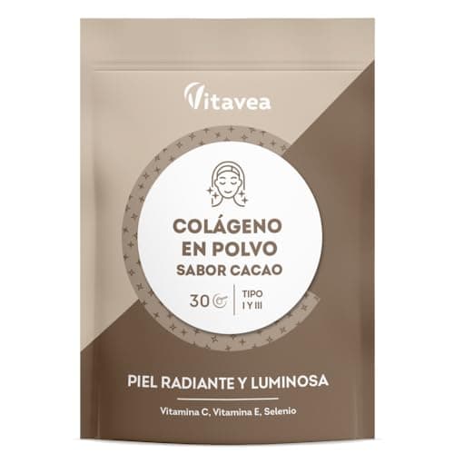 Imagen de Vitavea Colágeno Hidrolizado en Polvo Sabor Cacao 🍫 5000mg en OfertitasTOP
