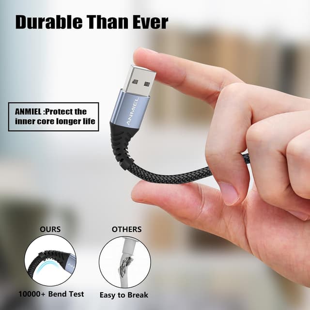 Detalle 2 de Extra langes USB C Ladekabel 5M 🔌