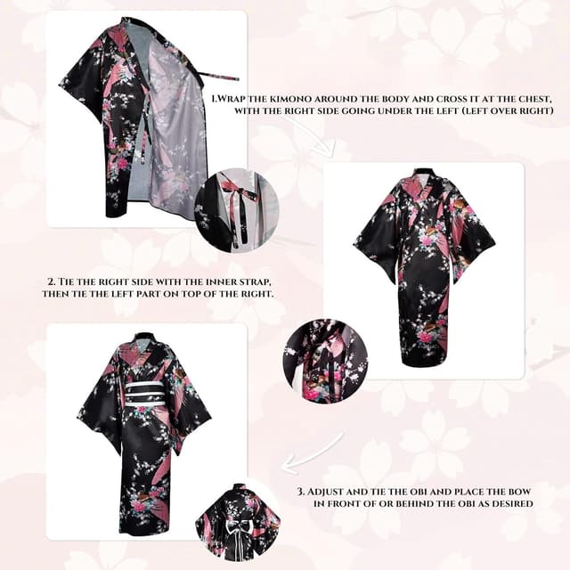 Thumbnail 5 de Conjunto Yukata Kimono Japonés Mujer 130 cm