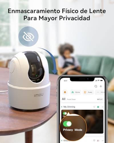 Thumbnail 7 de IMOU Cámara IP WiFi interior 2K (3MP) 360° con detección humana, sirena y audio bidireccional
