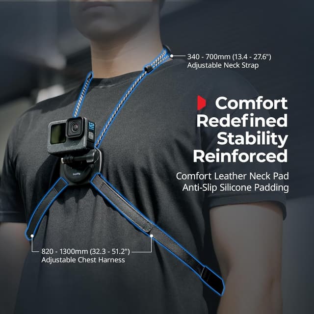 Detalle de SMALLRIG 5242 Poignée creuse gauche rotative à 360° avec pince OTAN