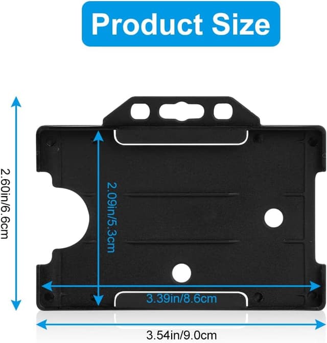 Detalle 2 de Vicloon Porta badge con lato aperto 10 pezzi