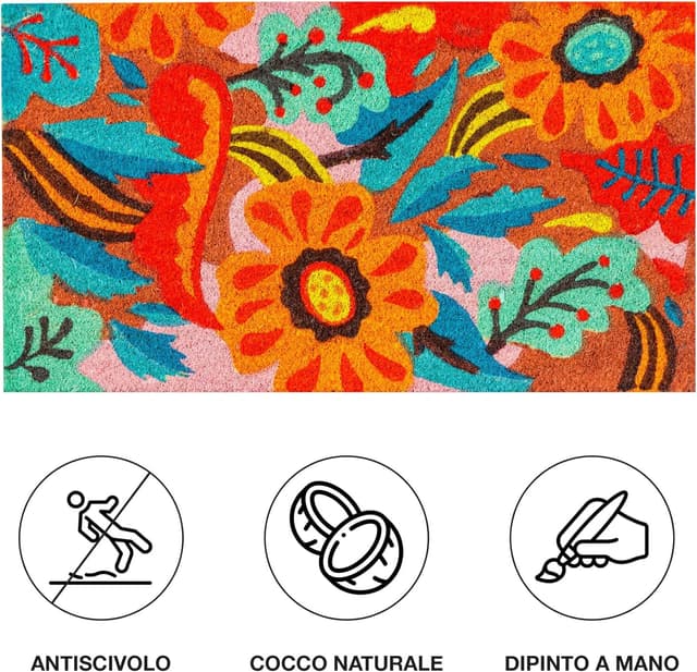 Detalle de Zerbino cocco Baroni Home 70x40 cm