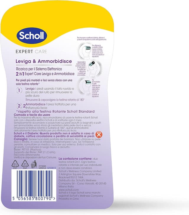 Thumbnail 1 de Scholl ExpertCare 2 ricambi leviga e ammorbidisce