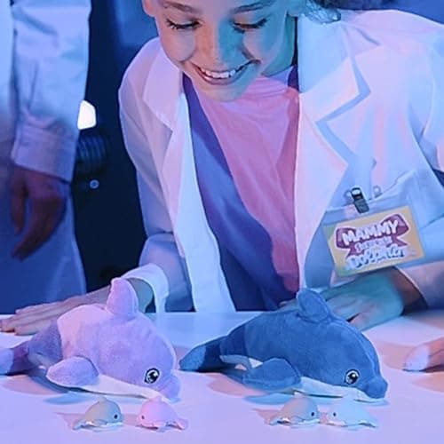 Detalle 2 de sbabam Funny Box Mammy Surprise Delfín — peluche delfín con 2 mini cachorros