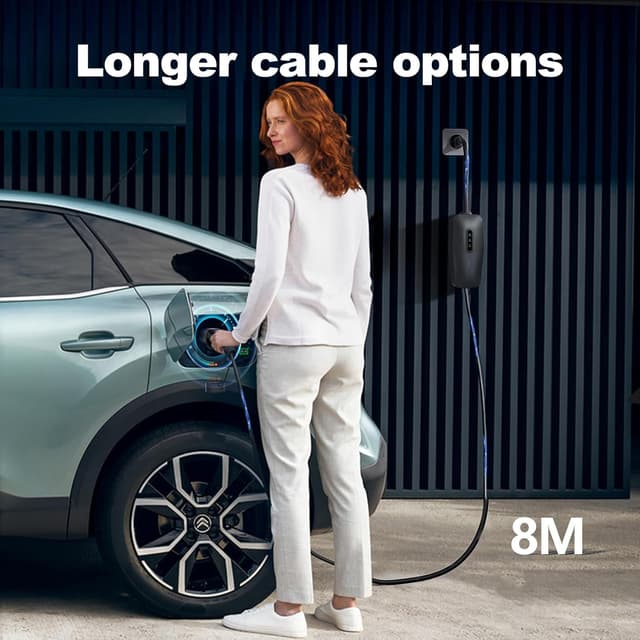 Thumbnail 2 de Chargeur Voiture Électrique VDLPOWERVP Type 2 3,68 kW / 8 m, câble 16 A Schuko (borne monophasée) IP65