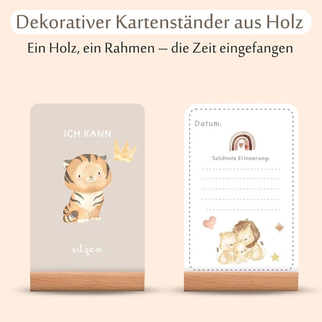 Thumbnail 4 de Giftota Meilensteinkarten Baby – 50 Karten