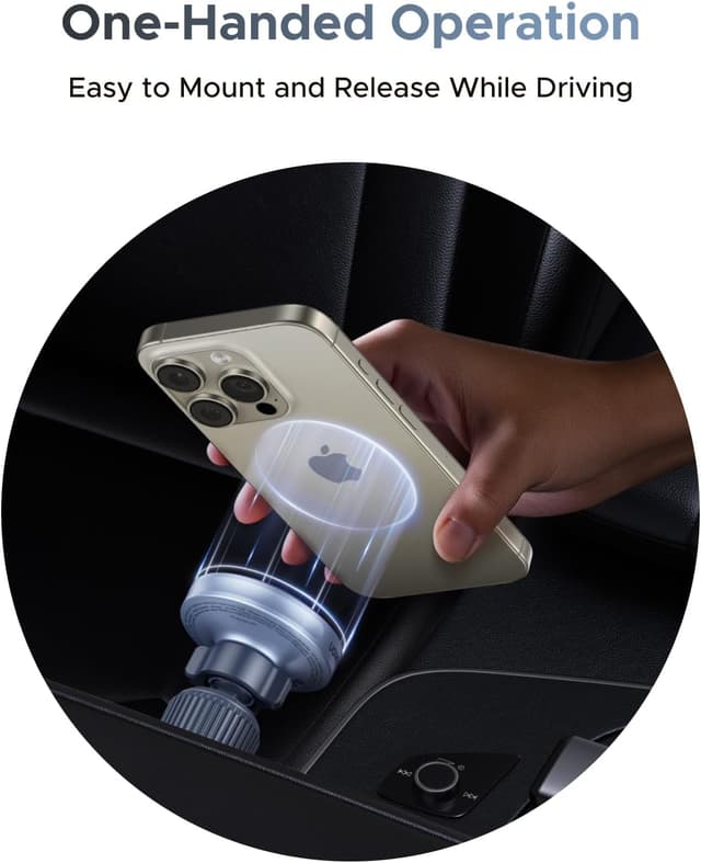 Thumbnail 5 de UGREEN MagFlow Qi2 25W caricatore wireless auto magnetico per iPhone