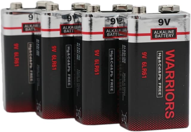 Thumbnail 1 de Warriors 4X 9V High Capacity Batteries
