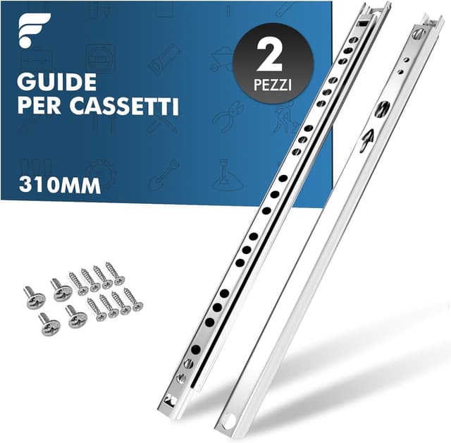 Detalle de Shinfly-Guide per cassetti 310 mm set 2