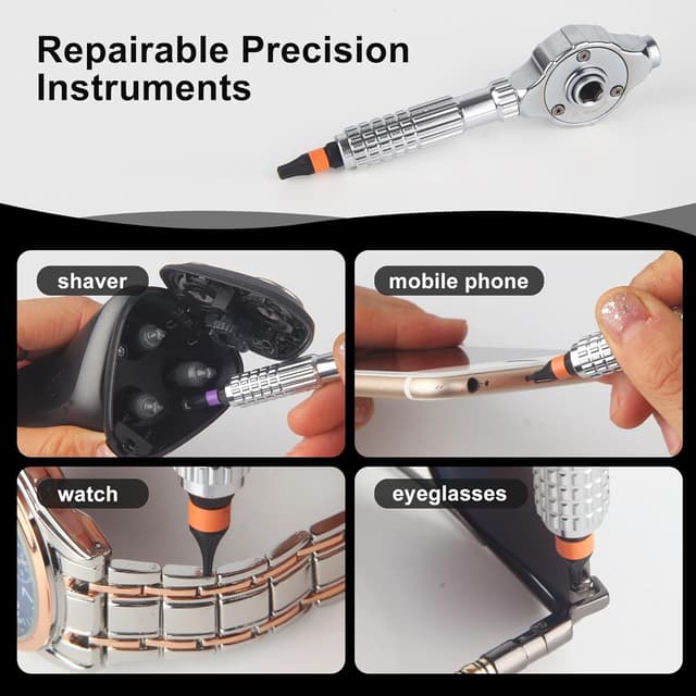 Detalle 2 de Nuangoo Tournevis à cliquet 40 en 1