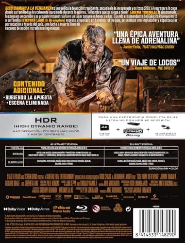 Detalle 2 de Flins & Pinículas Sisu: camino a la venganza (4K UHD + Blu-ray) Edición Metálica