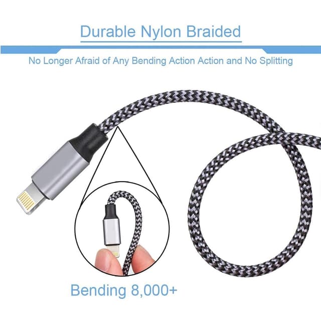 Thumbnail 2 de iPhone Fast Charger 2Pack with 6FT Cable