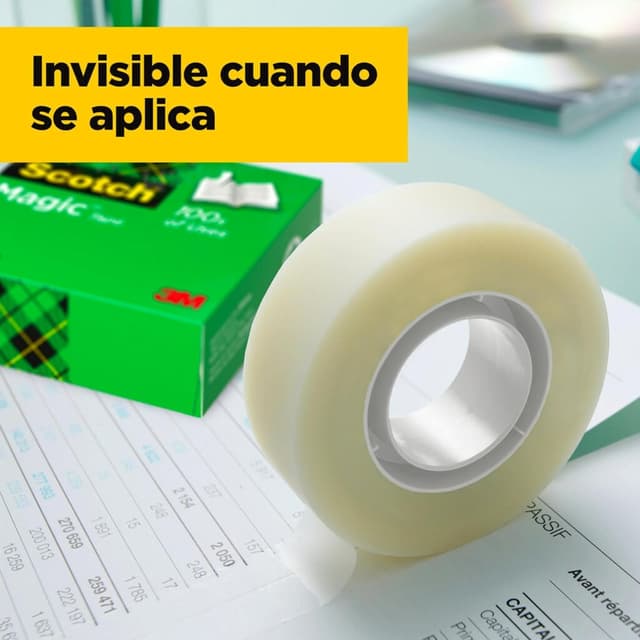 Thumbnail 4 de Scotch Magic Cinta Adhesiva Invisible 19mm x 33m
