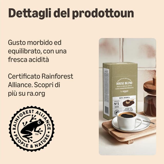 Thumbnail 2 de by Amazon Caffè Classico 500g caffè macinato