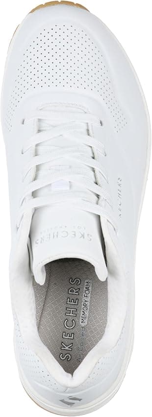 Detalle de Skechers Uno Zapatillas mujer White Durabuck 36