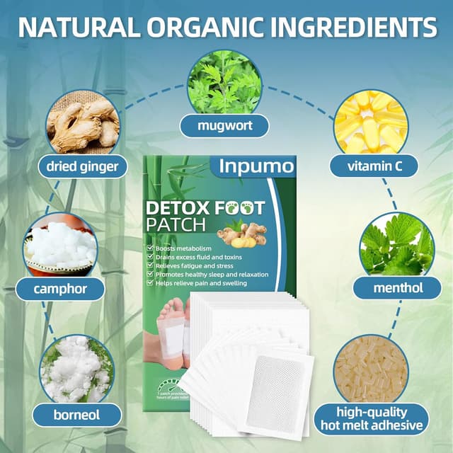 Thumbnail 1 de Detox Foot Patches 30pcs