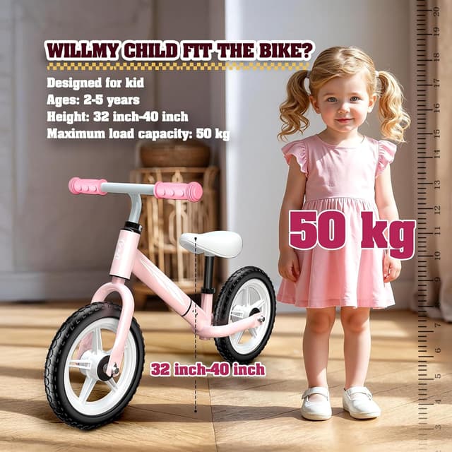 Thumbnail 5 de Dromlag Bicicletta senza Pedali per Bambini 2-5 Anni