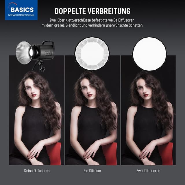 Detalle 2 de NEEWER NS38P Parabol-Softbox mit Bowens Mount