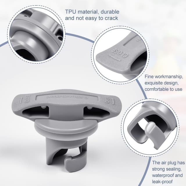 Thumbnail 2 de BUZIFU Ventildeckel 2 Stück Universell