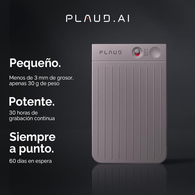 Thumbnail 3 de PLAUD Note IA Grabadora de Voz 🎙️ con Transcripción Multilenguaje