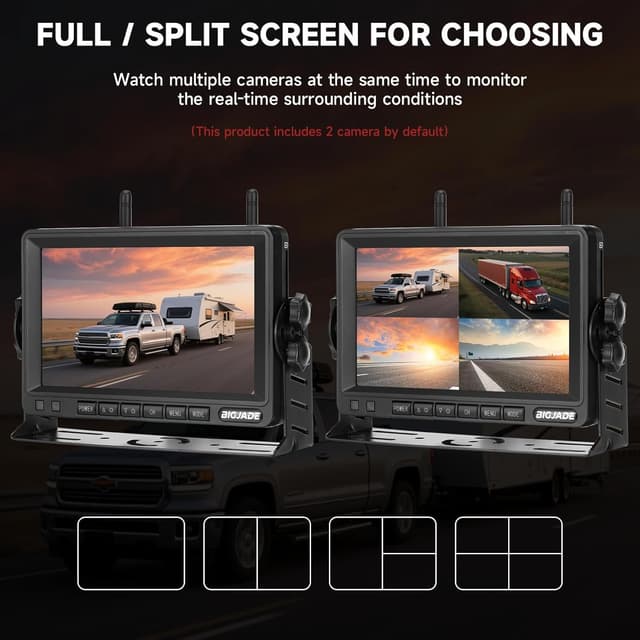 Thumbnail 4 de Wireless Backup Camera 7" Monitor