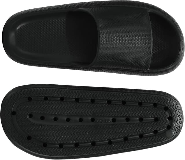 Thumbnail 6 de welltree Pillow Slippers Slides for Women & Men with Non-Slip EVA Sole