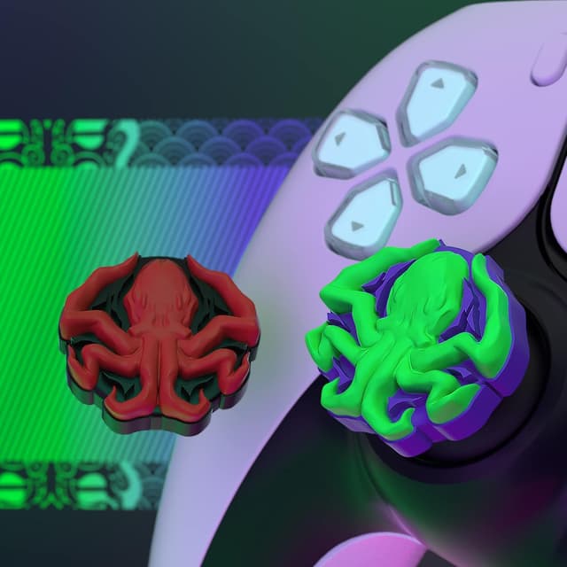 Detalle de PlayVital thumb grip caps for controllers
