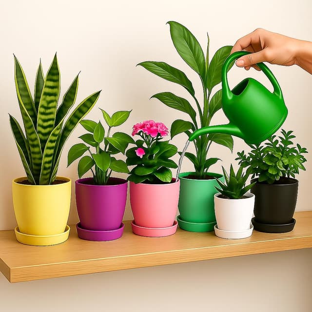 Thumbnail 6 de Indoor plant pot set 2, mint green 20cm