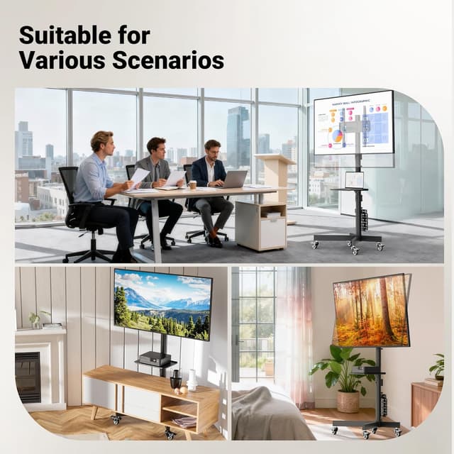 Thumbnail 6 de BONTEC TV Ständer 23–60 Zoll Lochplatte