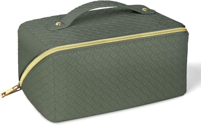 Detalle de Aucuu Borsa cosmetica da viaggio in PU impermeabile con scomparti