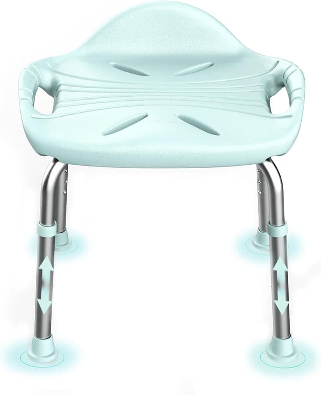 Imagen de UOJYAIP Taburete de Baño Ajustable 41–51 cm en OfertitasTOP