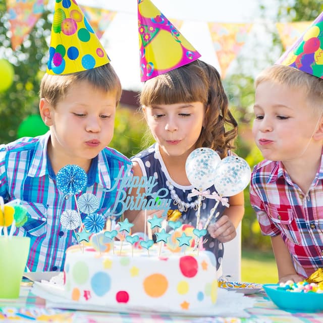 Thumbnail 6 de Decoración para tartas 17 unidades estrellas