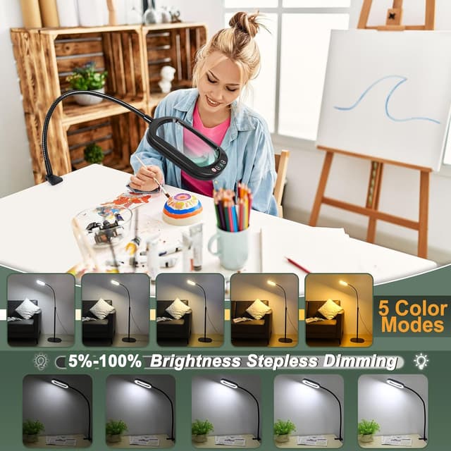 Thumbnail 3 de Veemagni 10X Rectangular Magnifier with Light