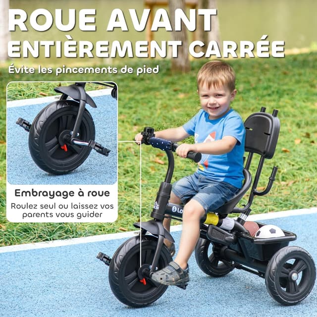 Thumbnail 4 de HOMCOM Tricycle Enfants 105 x 47 x 98 cm